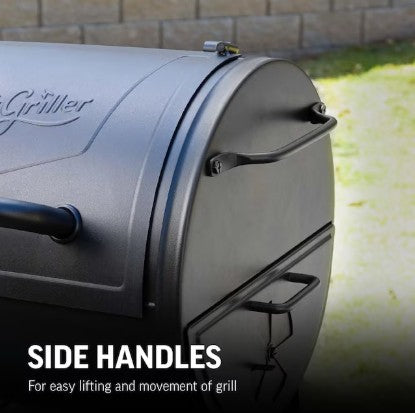 Char-Griller Portable Charcoal Grill with Side Fire Box