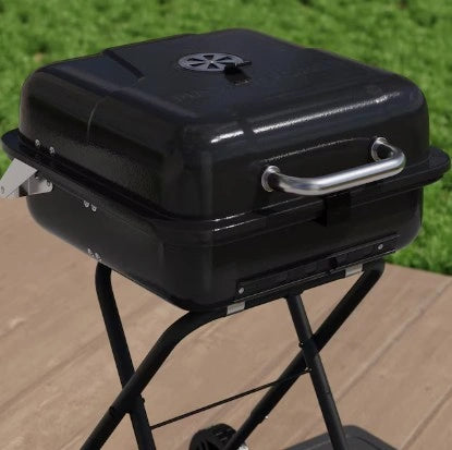 Master Forge Portable Charcoal Grill 340 sq in Black