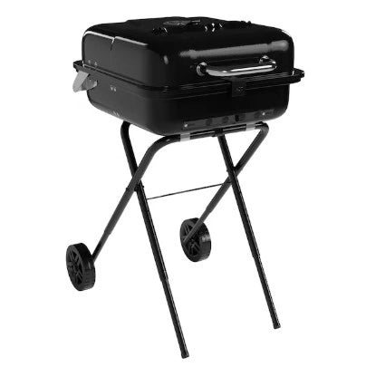 Master Forge Portable Charcoal Grill 340 sq in Black