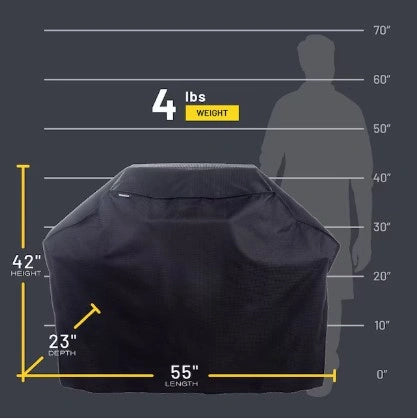 Char-Broil 55-in Grill Cover for 4-5 Burner Grills