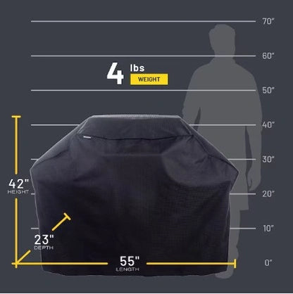 Char-Broil 55-in Grill Cover for 4-5 Burner Grills