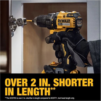DEWALT 20V MAX Brushless Drill Kit Battery Charger Bag