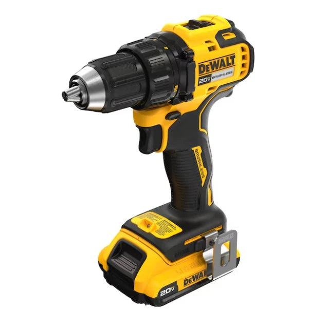 DEWALT 20V MAX Brushless Drill Kit Battery Charger Bag