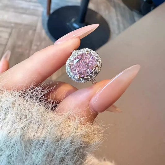 Super Big Diamond Open Adjustable Fashion Ring