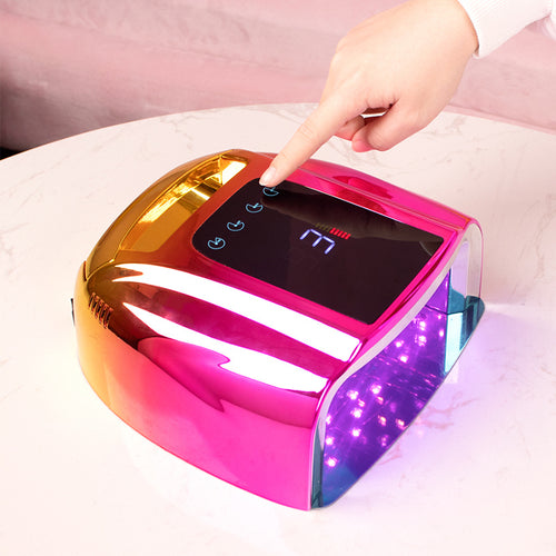 Rechargeable Nail Lamp UV LED 96W Wireless Quick Dry Polish