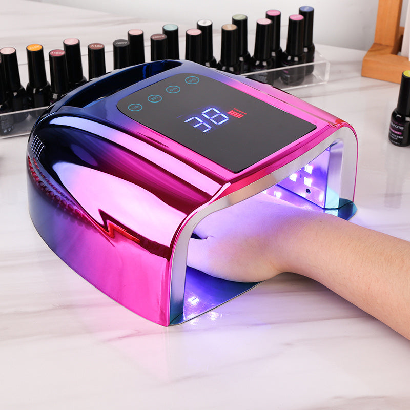 Rechargeable Nail Lamp UV LED 96W Wireless Quick Dry Polish