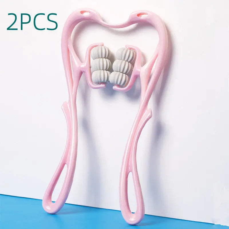 Louisiana Mart Multifunctional Manual Six-wheel Neck Massager Massage Relieve Roller Massage Tool Louisiana Mart