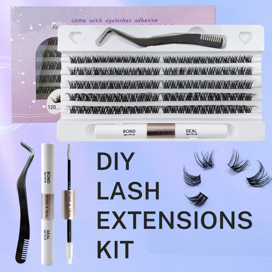 Eyelash Set – Self-Grafting Single Cluster Lash Extension Kit Louisiana Mart