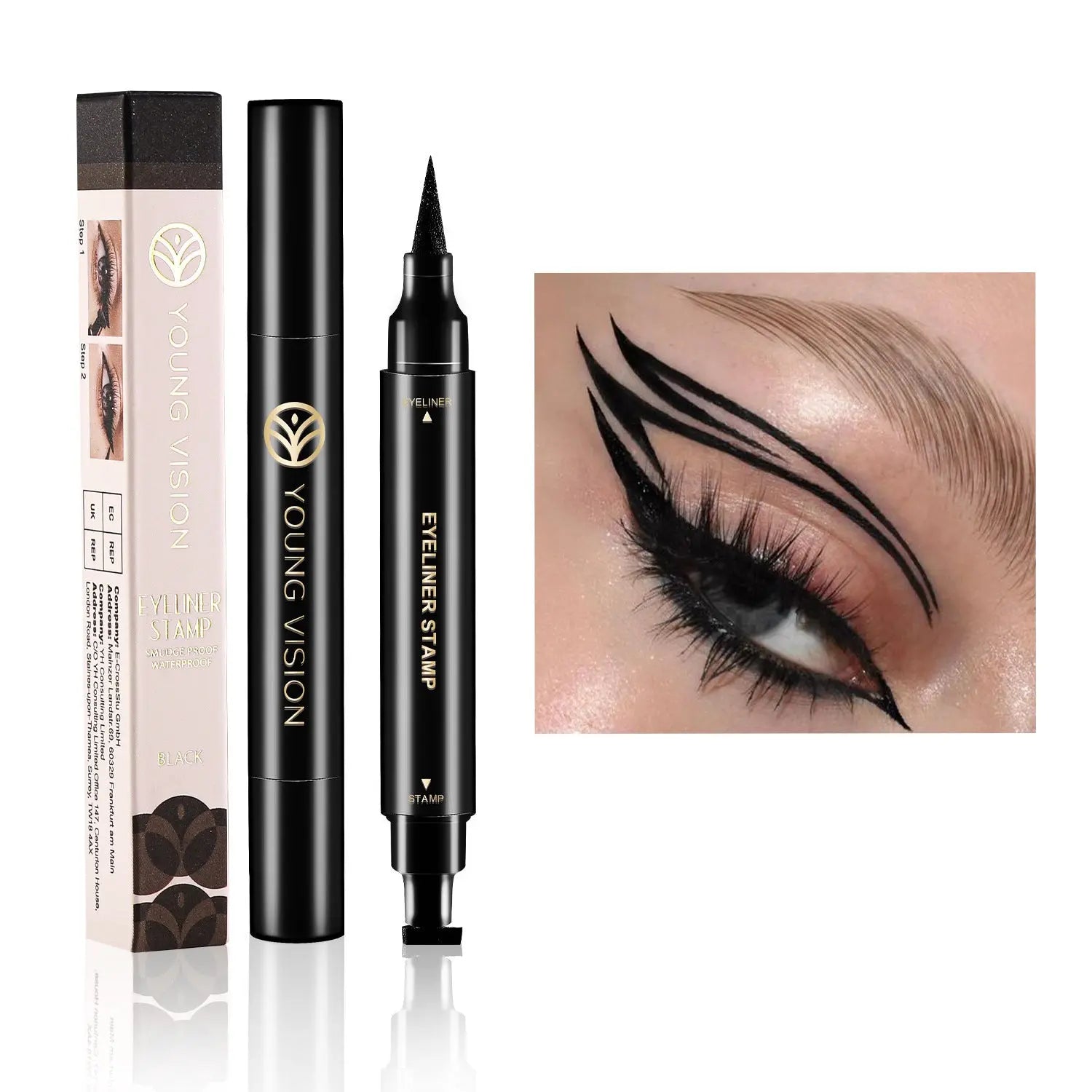 Black And White Seal Eyeliner Not Easy To Smudge Louisiana Mart