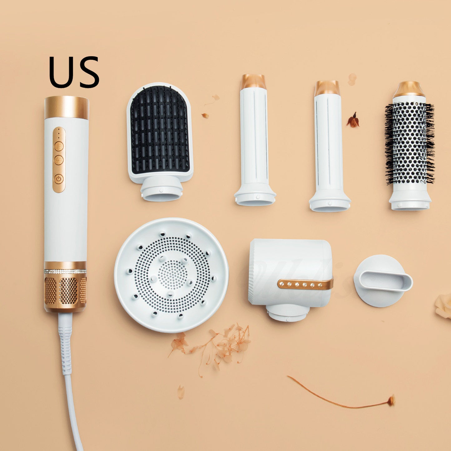 Automatic Curling Iron 7-in-1 Hair Styler Straightener Dryer