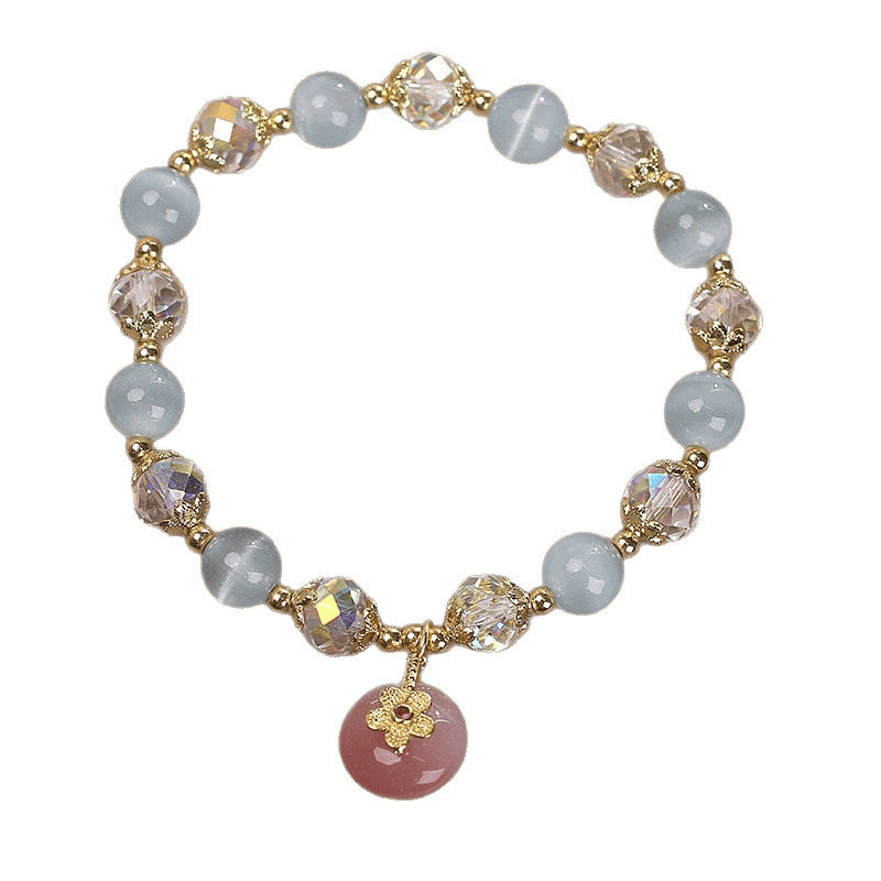 Chinese Style Yanyuan Agate Bracelet in Louisiana | Peace Buckle Pendant