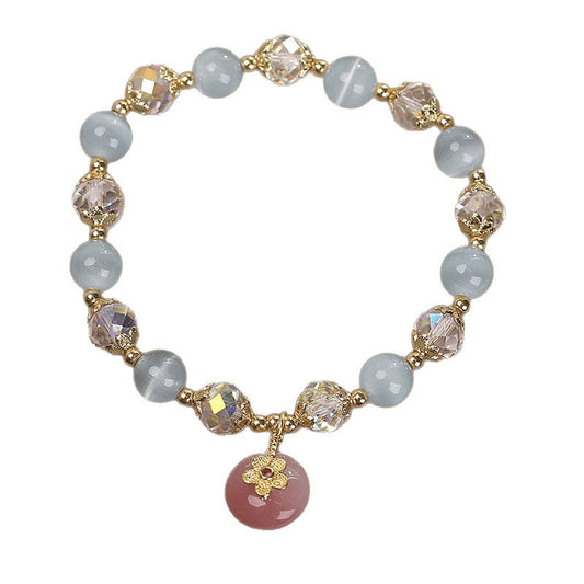 Chinese Style Yanyuan Agate Bracelet in Louisiana | Peace Buckle Pendant