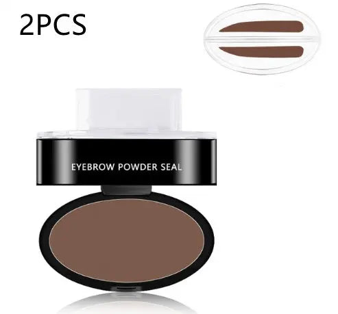 Eyebrow Powder Stamp Tint Stencil Kit Cosmetics Professional Makeup Waterproof Eye Brow Stamp Lift Eyebrow Enhancers Stencil Kit Louisiana Mart