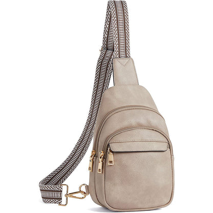 Crossbody Bag silver gray
