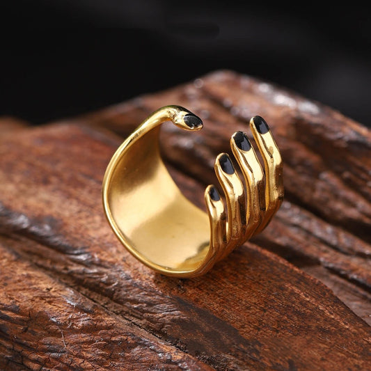 Personalized Ring Trend Line High Profile 304 Stainless Steel