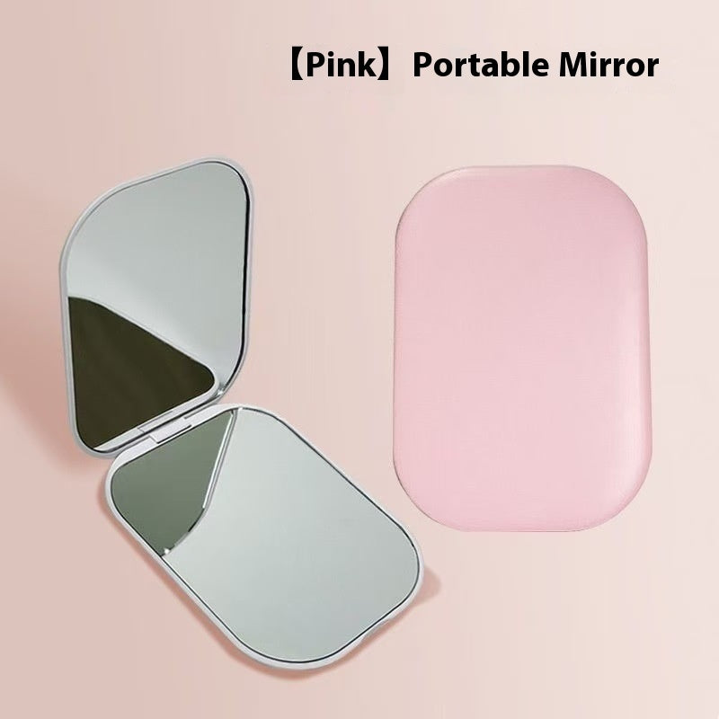Ultra-thin Foldable Cosmetic Mirror With Light Tricolour Light Convenient HD Luminous Louisiana Mart