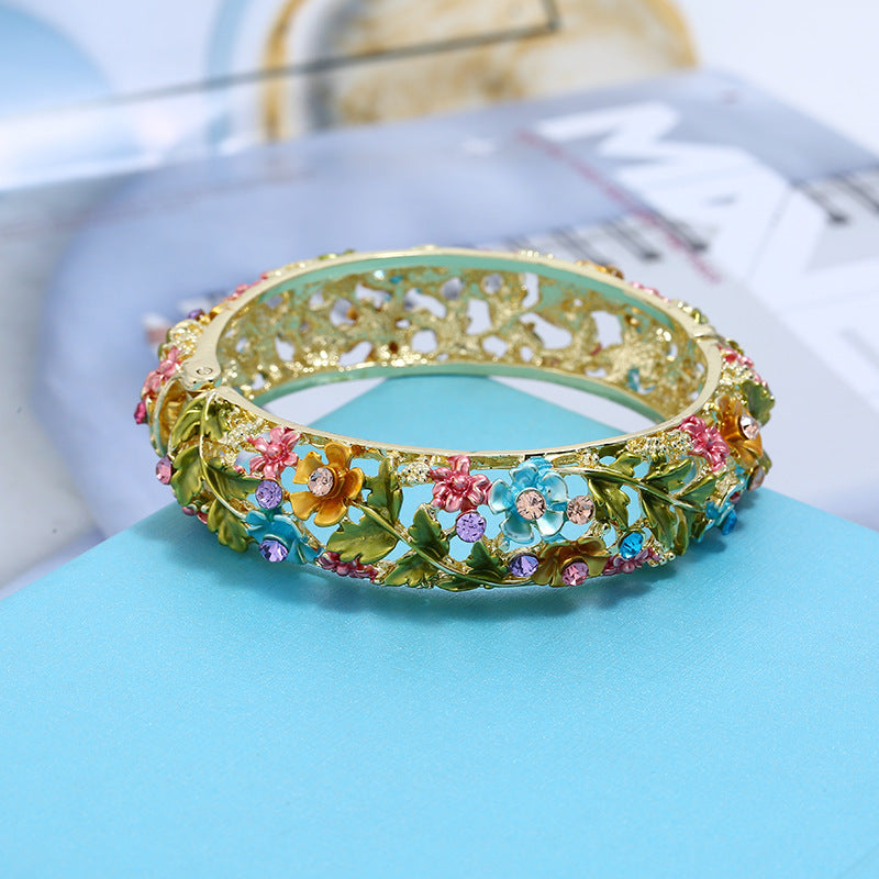 Women's Korean National Style Hollow Painted Bracelet