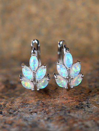 Simple Leaf Design Ear Clip Female Versatile Personality Retro