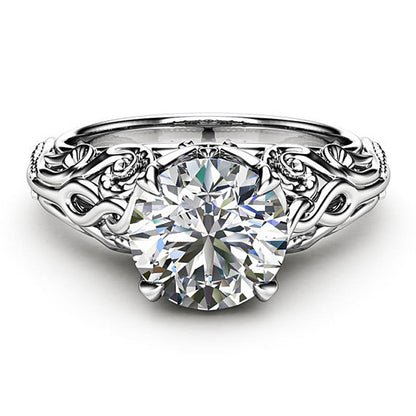 Fashion Zircon Ornament Women's Alloy Ring Jewelry