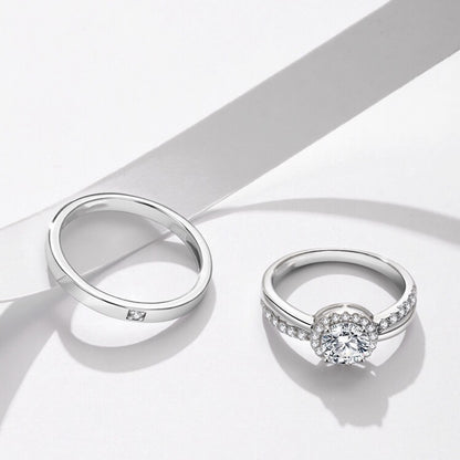 Couple Rings Niche Design Gifts For Girlfriend Simple Memorial