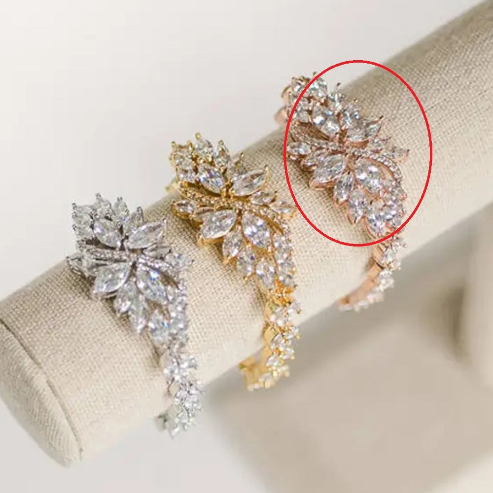 Luxury Double Layer Full Rhinestone Zircon Bracelet