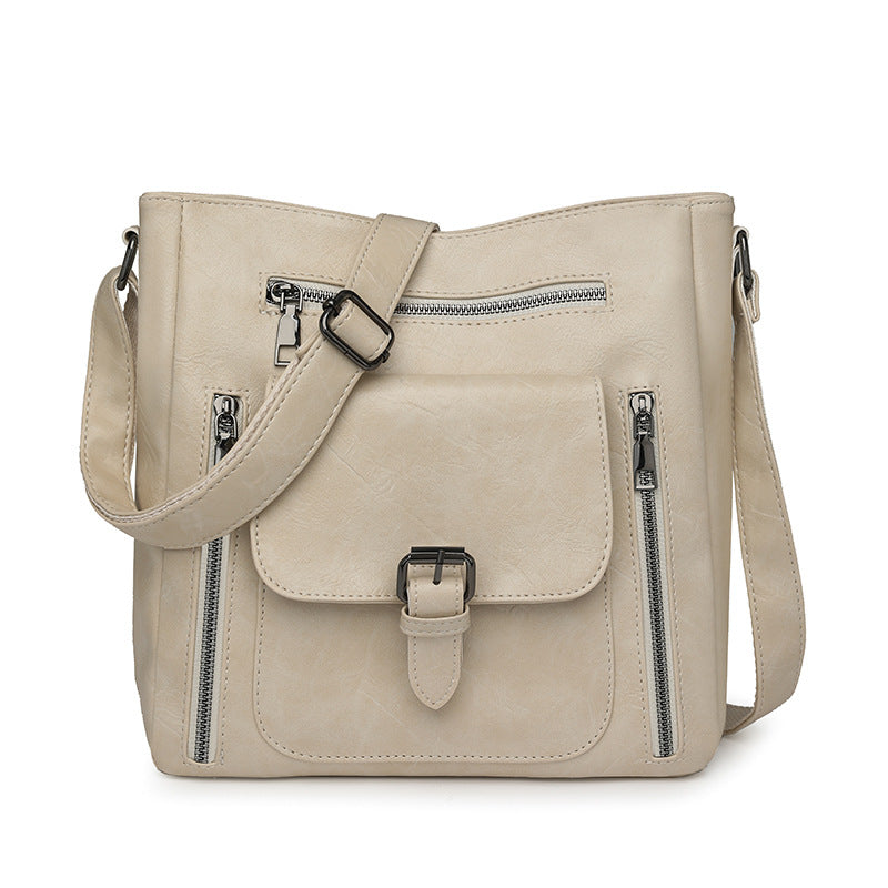 Retro Crossbody Bag Vintage Travel Purse with Pockets