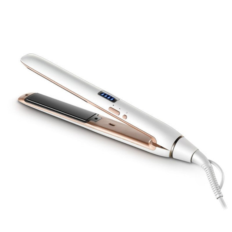 Hair Curler and Straightener 2-in-1 Dual-Use Air Bangs