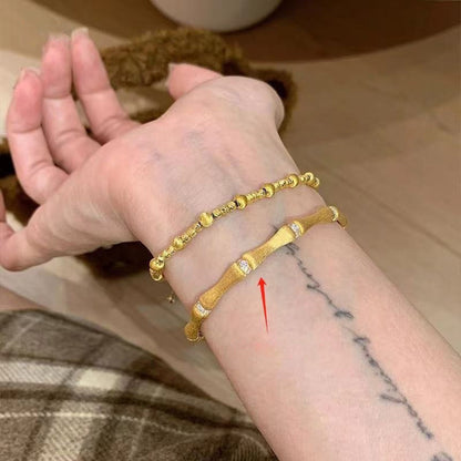 Rhinestone Bracelet Design Sense Simple Graceful White All-matching Vintage Bracelet