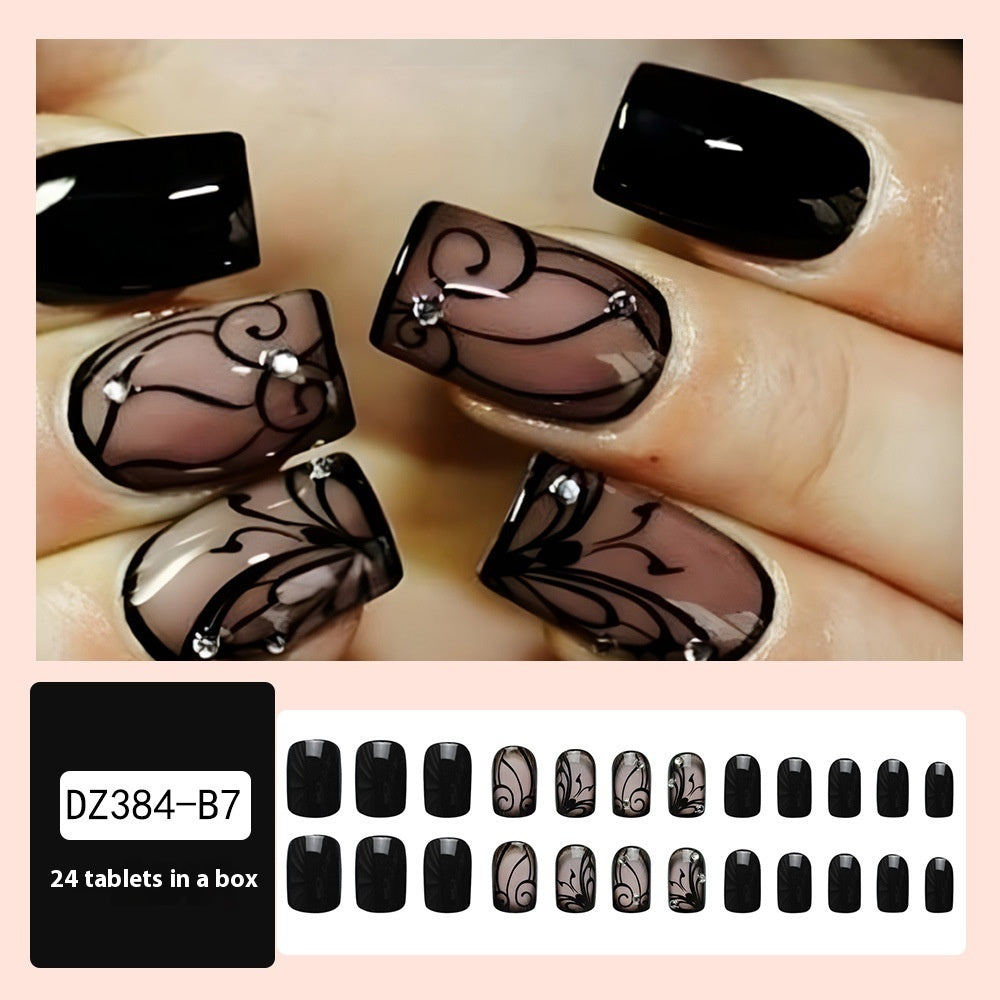 Dark Ins Style Black Vine Wearing Nails And Nails Louisiana Mart