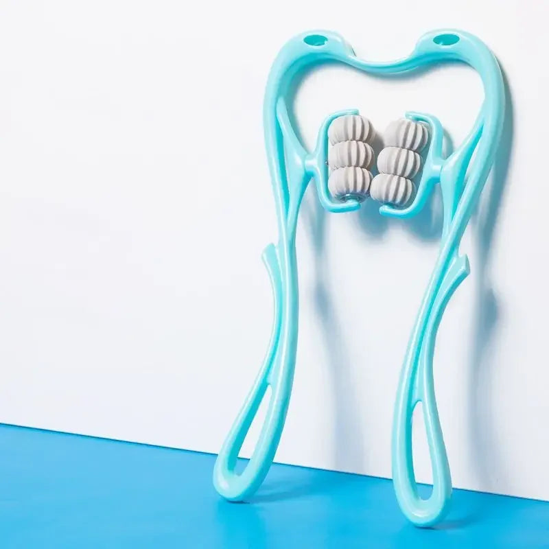 Louisiana Mart Multifunctional Manual Six-wheel Neck Massager Massage Relieve Roller Massage Tool Louisiana Mart