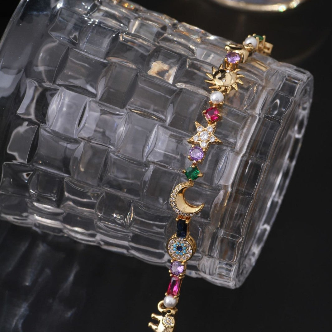 Electrophoresis Throw Number 4 Creative Cute Small Animal Bracelet