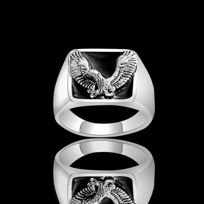 Flying Eagle Domineering European And American Men's Ring
