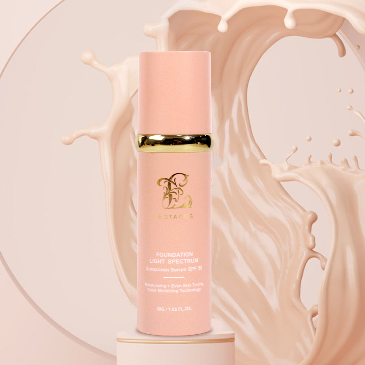 BOTAGUS Foundation 4 In 1-Light Spectrum,Protecting From Sun With SPF 50,For Gym, Sports, Dancing Concealer Coverage Flawless Louisiana Mart