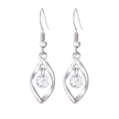 925 Silver Sterling Silver Eardrops Female Earrings Long