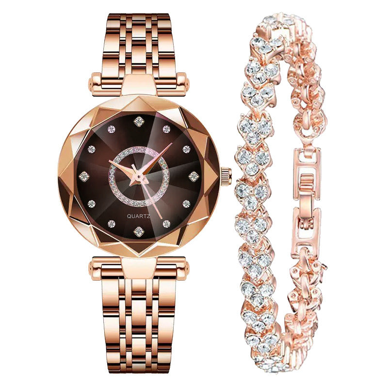 Women's Starry Sky Watch - Elegant Luxury Dress Timepiece